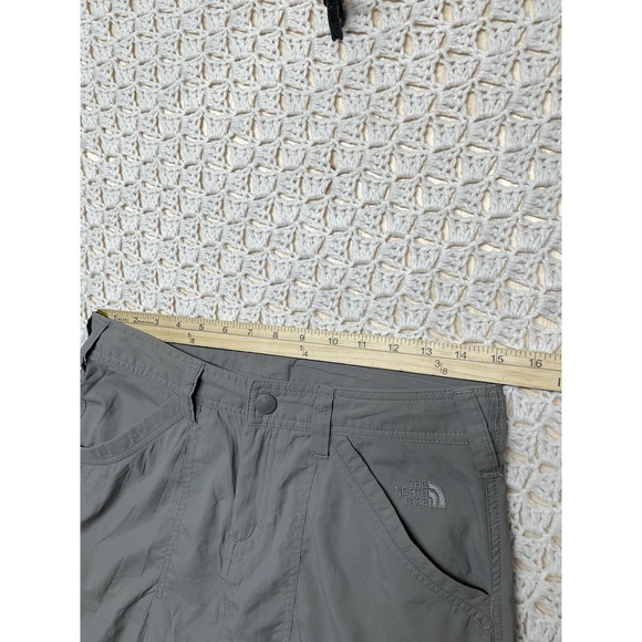 The‎ North Face Cargo Mini Skirt Flare Women's Size 6 Gray With Pockets Hiking - Picture 9 of 11